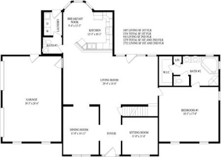 Westmoreland Modular Home Floor Plan First Floor